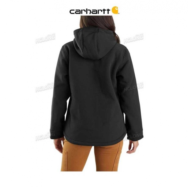 Noir Carhartt Super Dux Relaxed Fit Sherpa-Doublée Jacket - 2 Warmer Rating - Danmark AFU-3162226