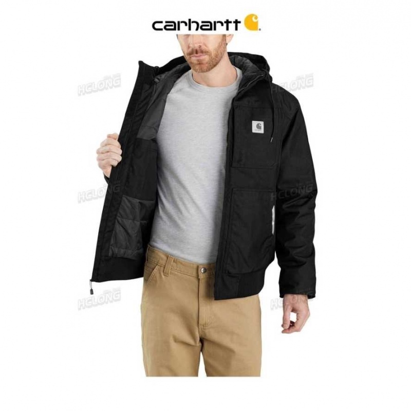 Noir Carhartt Yukon Extremes Loose Fit Insulated Active Jac - Danmark HEE-8275732