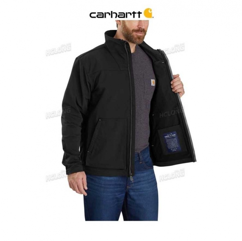 Noir Carhartt Super Dux Relaxed Fit Legere Mock-Neck Jacket - Danmark RTQ-1253096