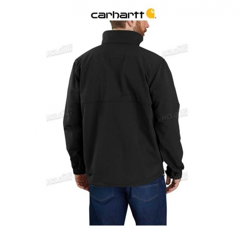 Noir Carhartt Super Dux Relaxed Fit Legere Mock-Neck Jacket - Danmark RTQ-1253096