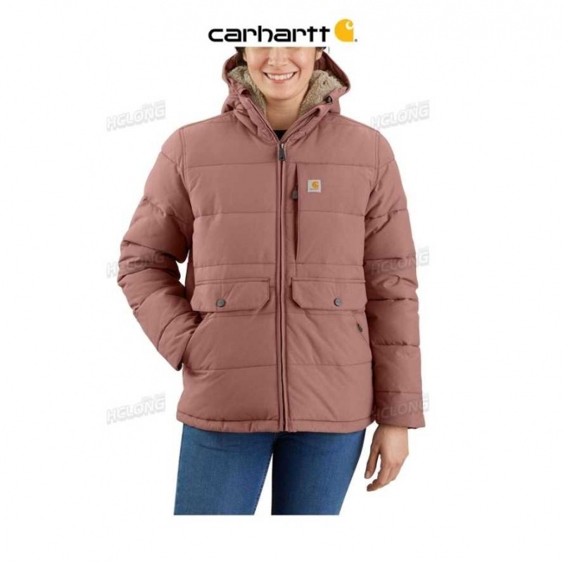 Nutmeg Carhartt Montana Relaxed Fit Insulated Jacket - 4 Extreme Warmth Rating - Danmark TBP-4080644