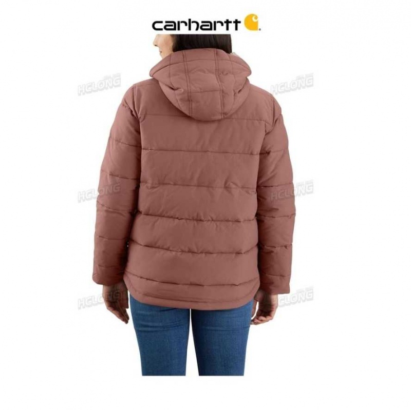 Nutmeg Carhartt Montana Relaxed Fit Insulated Jacket - 4 Extreme Warmth Rating - Danmark TBP-4080644