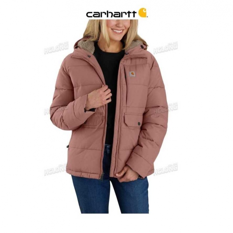 Nutmeg Carhartt Montana Relaxed Fit Insulated Jacket - 4 Extreme Warmth Rating - Danmark TBP-4080644