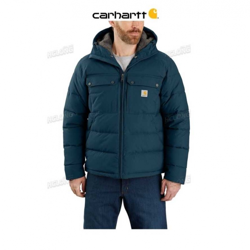 Bleu Carhartt Montana Loose Fit Insulated Jacket - Danmark FEU-2799175