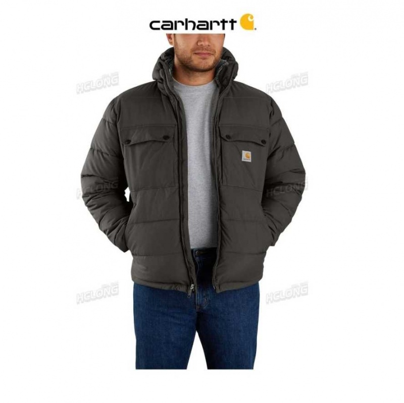 Peat Carhartt Montana Loose Fit Insulated Jacket - Danmark LPN-9337096