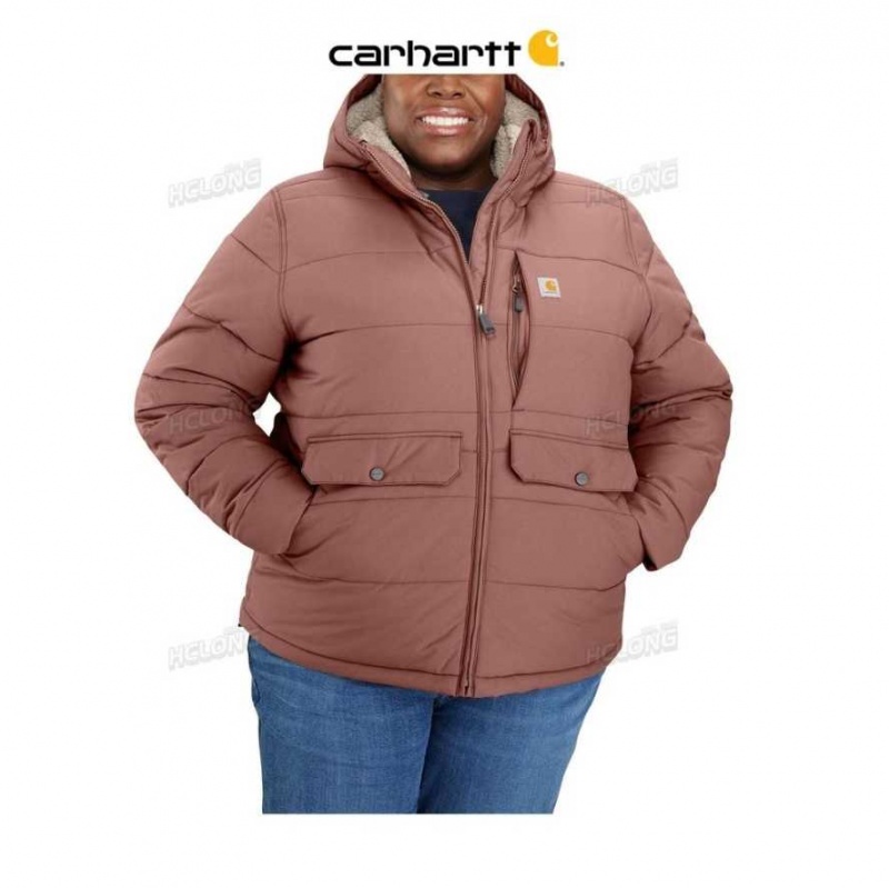 Nutmeg Carhartt Montana Relaxed Fit Insulated Jacket - 4 Extreme Warmth Rating - Danmark TBP-4080644