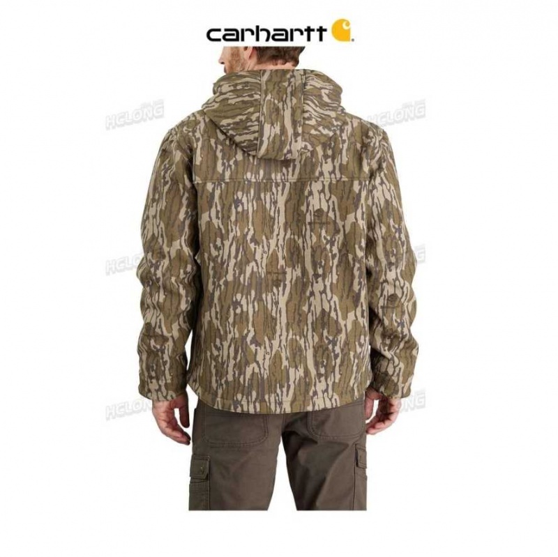 Camouflage Carhartt Super Dux Relaxed Fit Sherpa-Doublée Camo Active Jacket - Danmark MJW-8109202