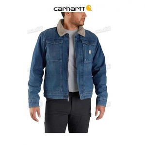 Beech Carhartt Relaxed Fit Denim Sherpa-Doublée Jacket - Danmark XPM-6811418