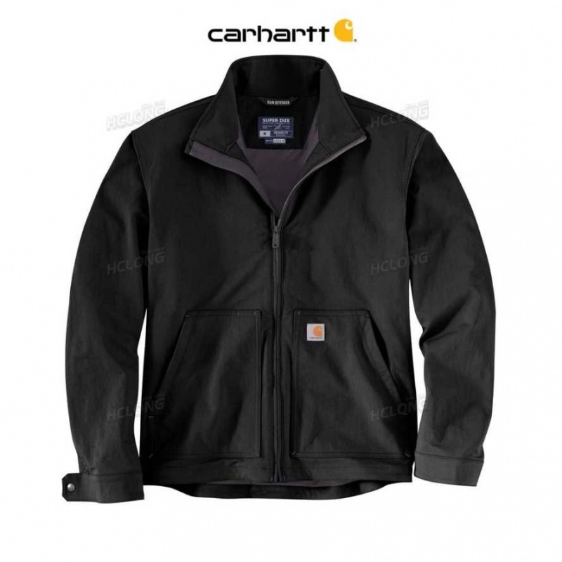 Noir Carhartt Super Dux Relaxed Fit Legere Soft Shell Jacket - Danmark FVB-4337738